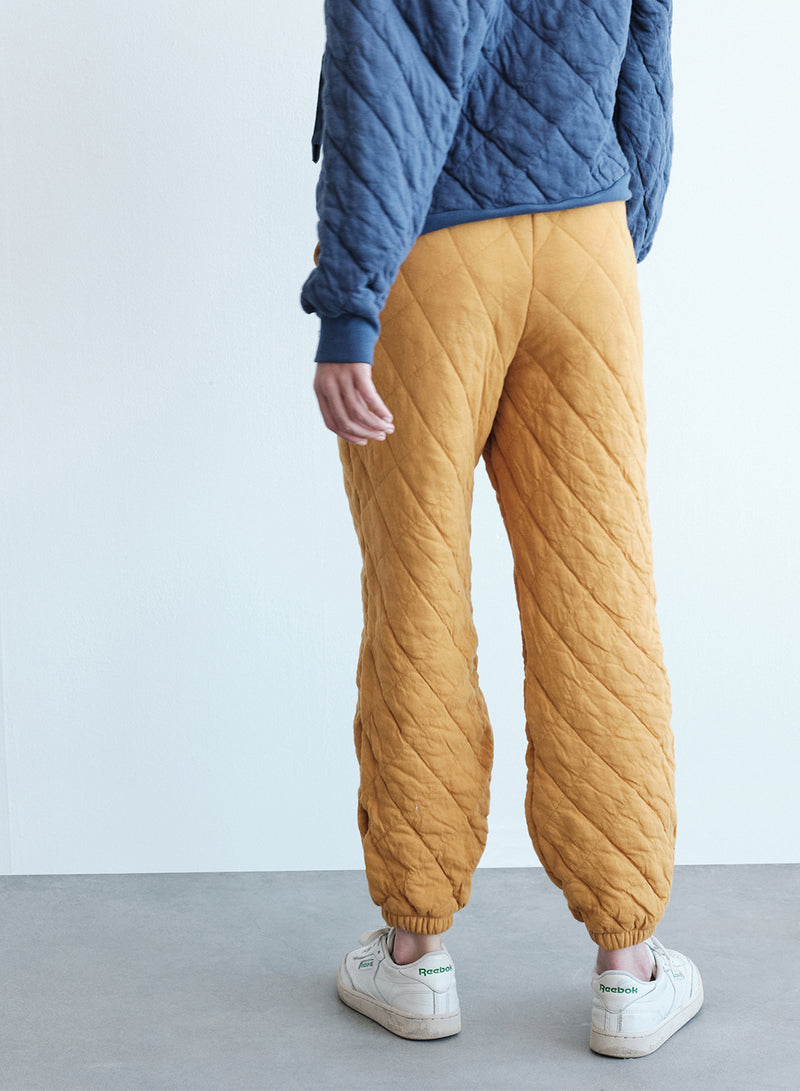 Quilted Sweatpant in Medallion-back