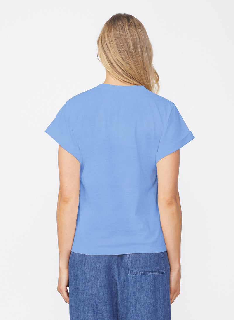 Cloud Jersey Oversized T-Shirt in Sea