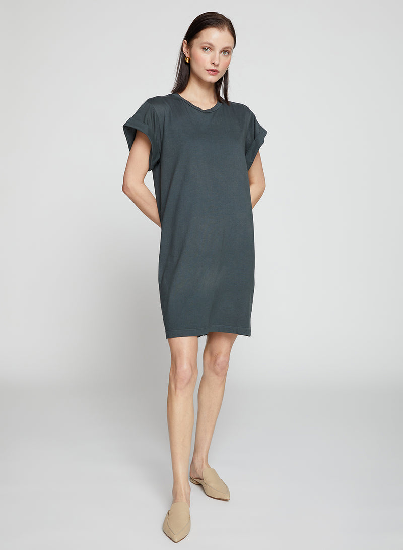 Cloud Jersey T-Shirt Dress in Verde shopstateside.us Cloud Jersey T-Shirt Dress in Verde shopstateside.us