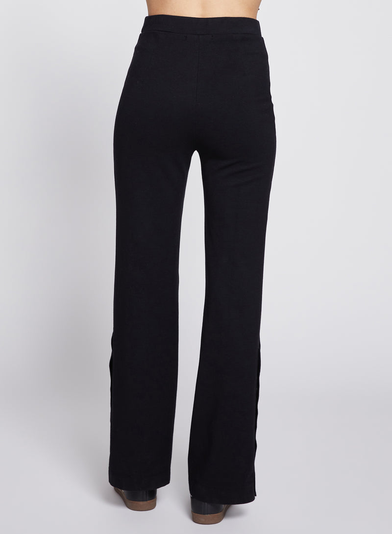 Ponte Flare Trouser in Black