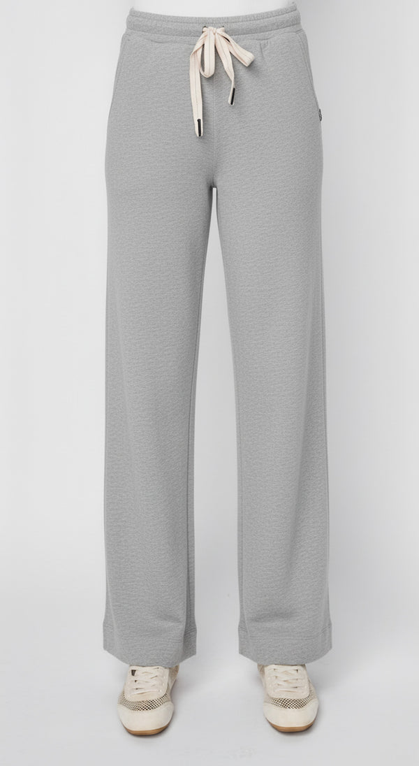Softest Fleece Drawstring Pant in Heather Grey