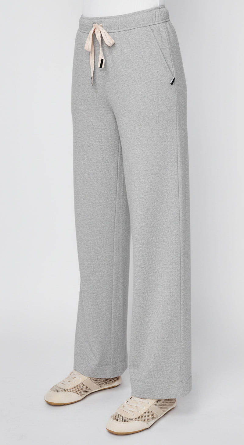 Softest Fleece Drawstring Pant in Heather Grey