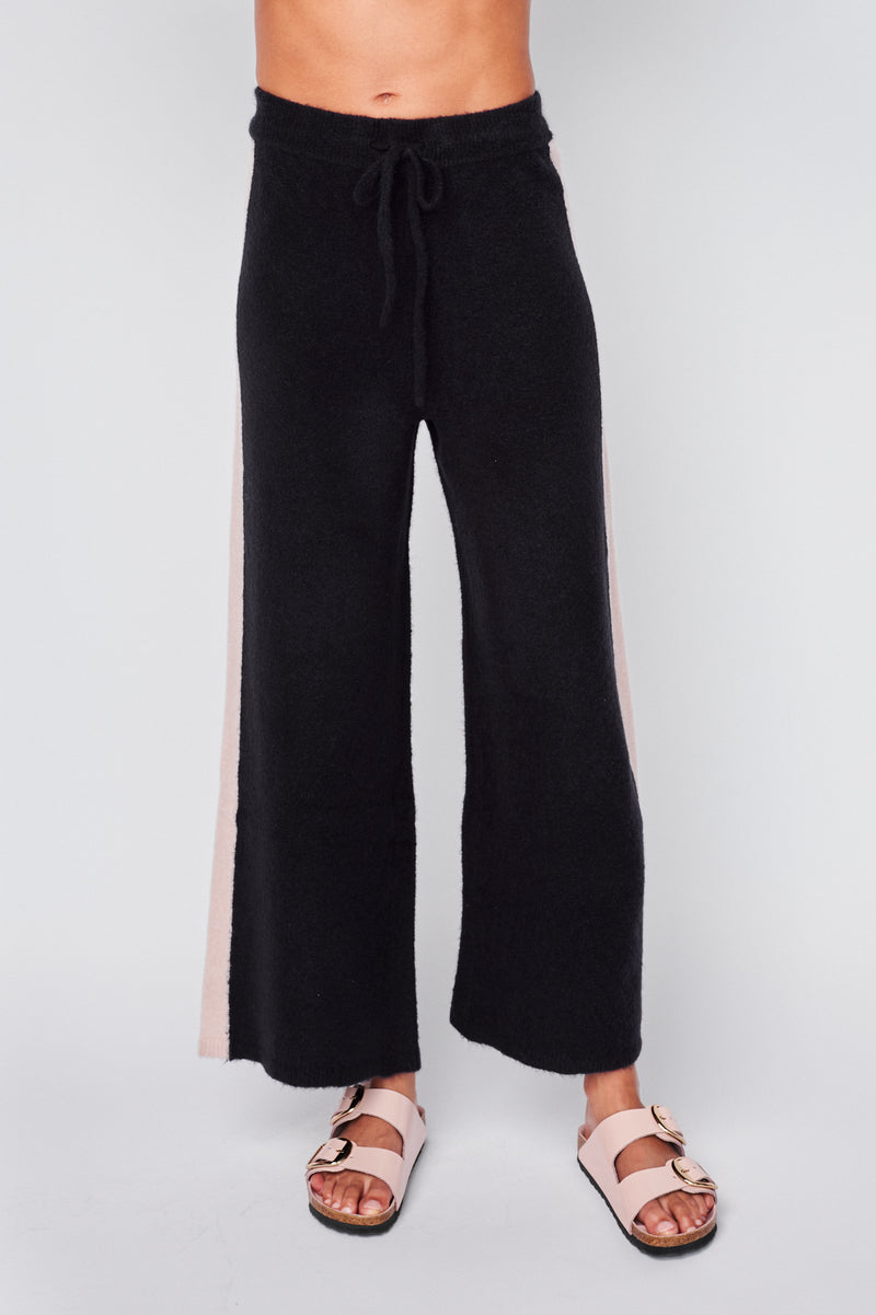 Color Block Sweater Pant in New Navy/Tutu