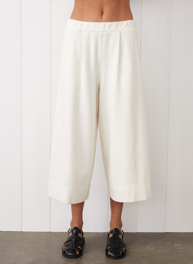 Ponte Culotte in Cream - front view