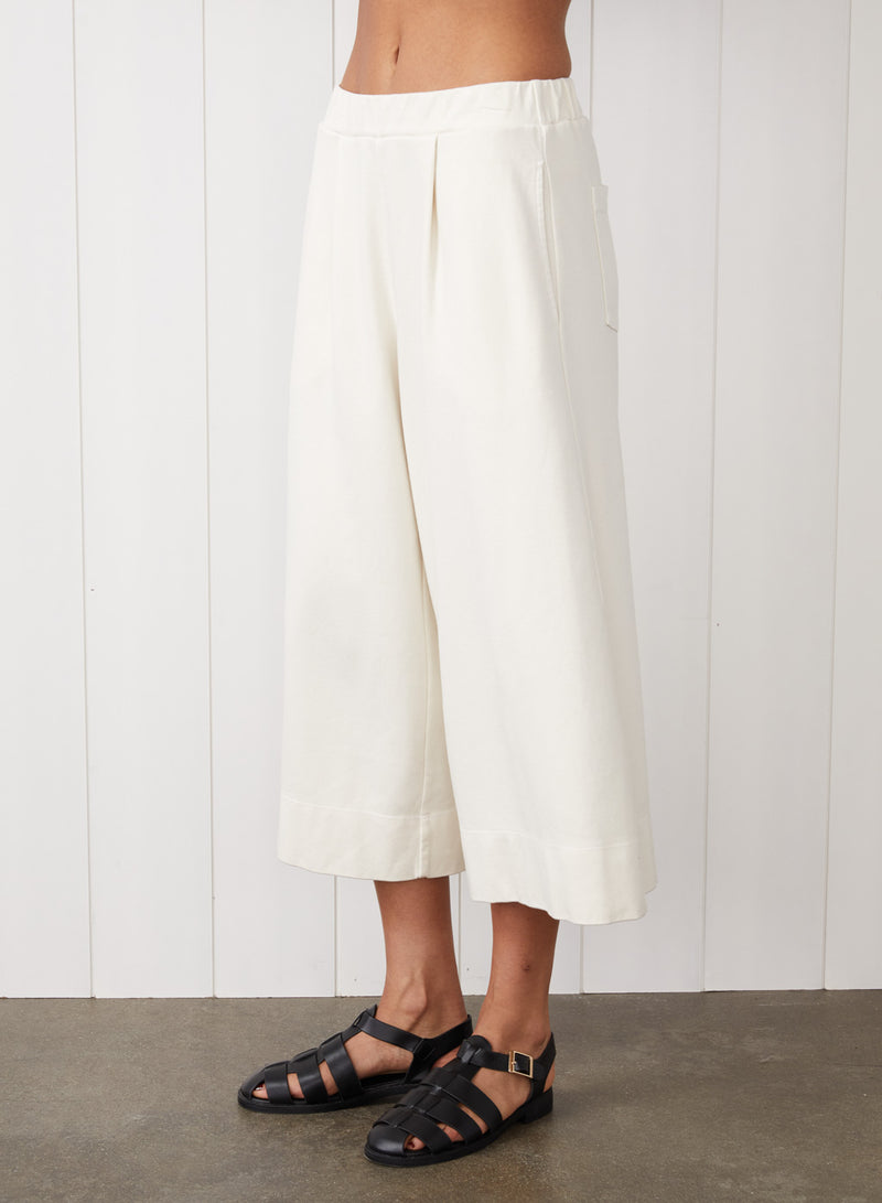 Ponte Culotte in Cream - side view