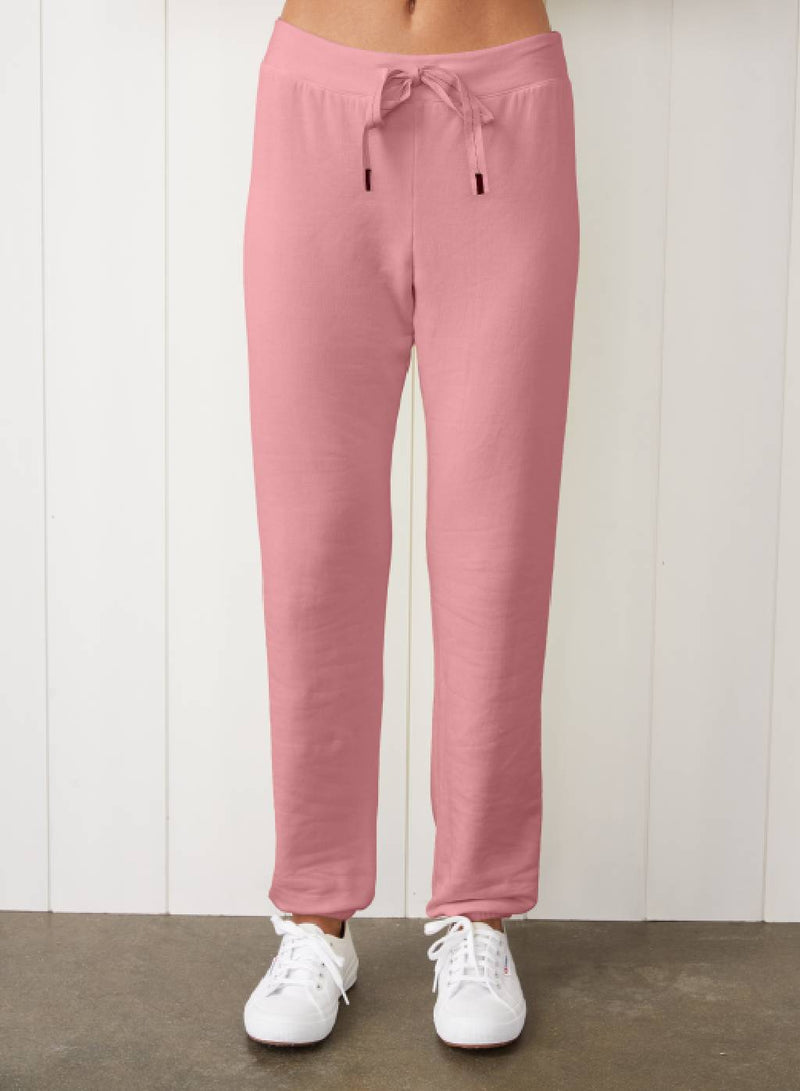 Softest Fleece Drawstring Sweatpant in Turkish Rose