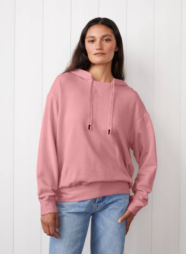 Softest Fleece Hoodie in Turkish Rose