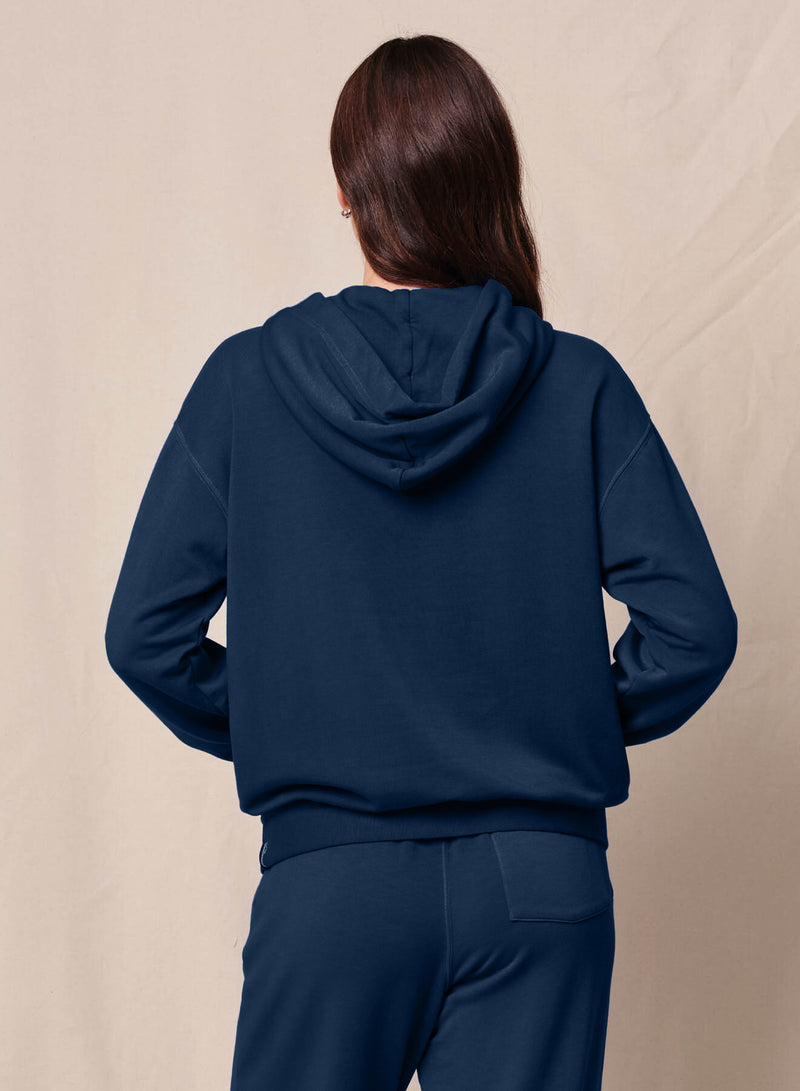 Softest Fleece Hood Pullover & Softest Fleece Trouser in New Navy