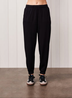 Softest Fleece Sweatpant in Black