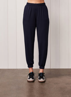 Softest Fleece Sweatpant in New Navy