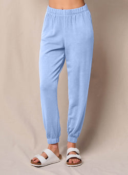 Softest Fleece Sweatpant in Summer Sky