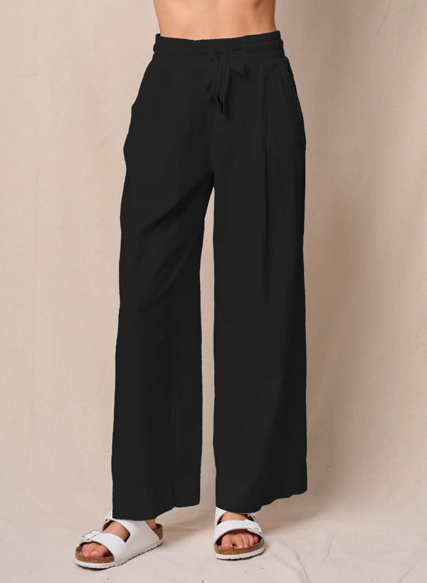 Voile Trouser in Black
