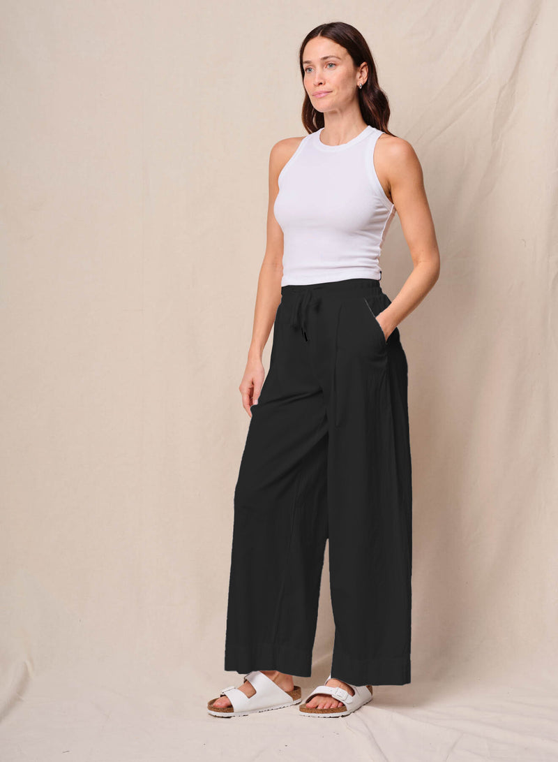 Voile Trouser in Black