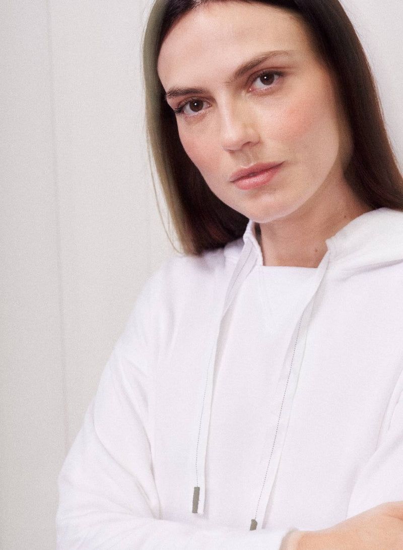 Softest Fleece Hoodie Pullover & Softest Fleece Sweatpant in White