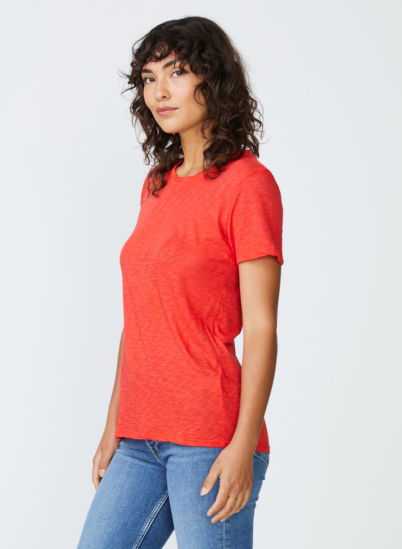 red supima s/s tee