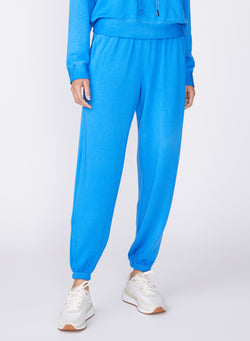 blue softest fleece sweatpant