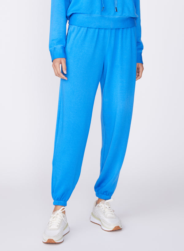 blue softest fleece sweatpant
