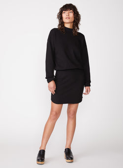 black french terry dress
