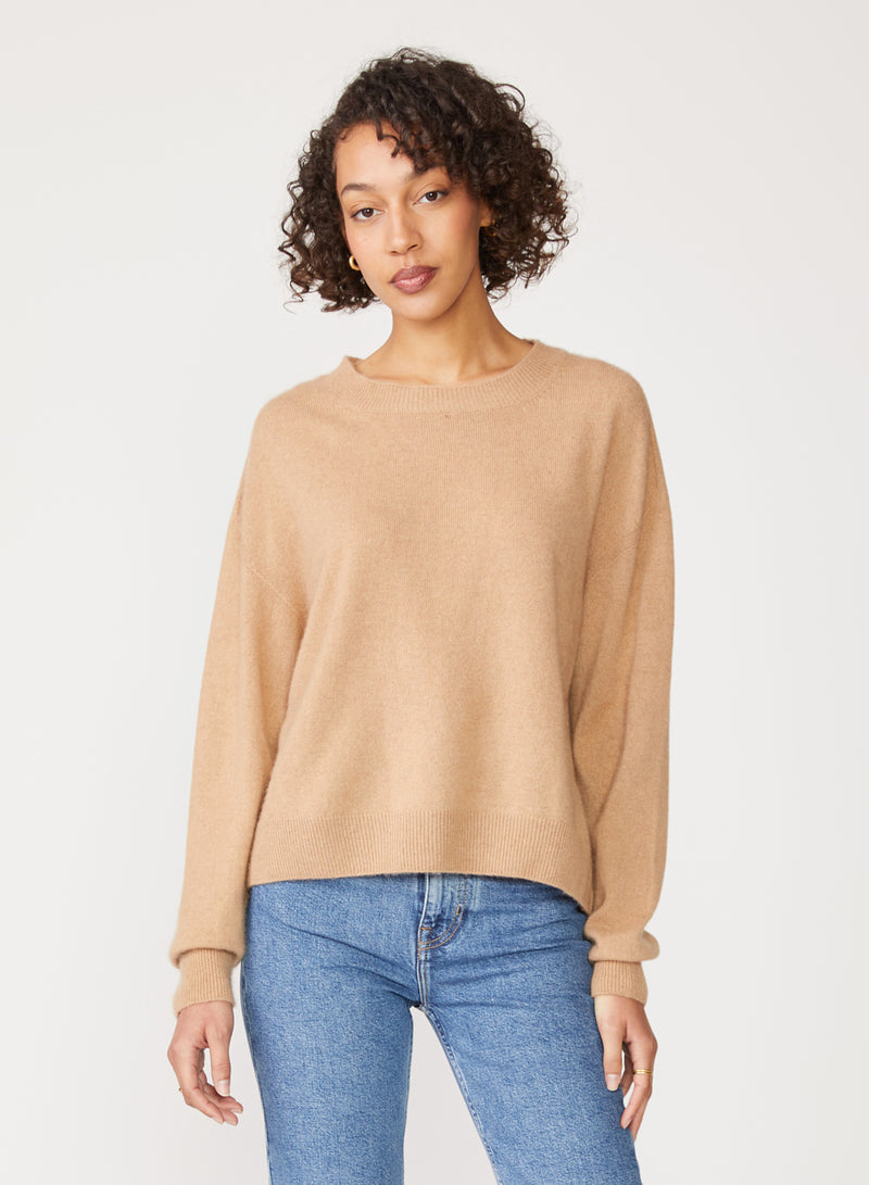 tan cashmere sweater